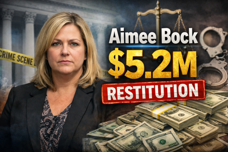 aimee bock $5.2m restitution